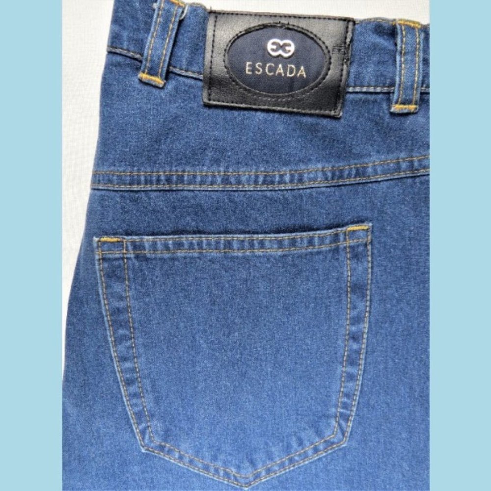 Escada Dark Blue Straight Leg Jeans